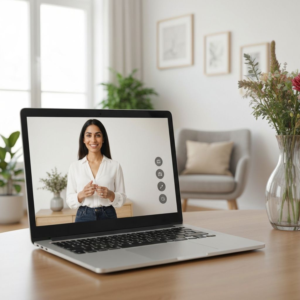 Online video consultation from home